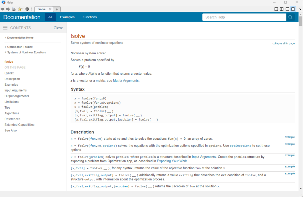 Newton Raphson MATLAB Function